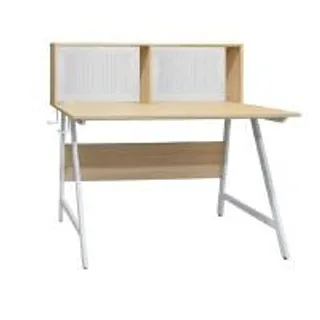 FURRADEC โต๊ะทำงาน รุ่น Nikko-120 สีไวท์โอ๊ค (A020163)