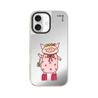 iPhone 16 Mirror Case MagSafe Shopping Pig (88528799927178852879459487)