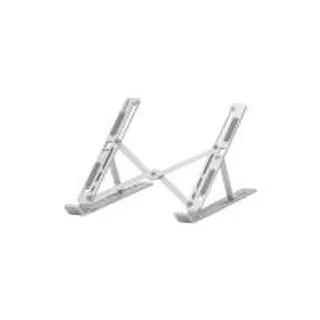 Ergonoz ขาตั้งโน๊ตบุ๊ค ขาตั้งแล็ปท็อป ที่วางโน๊ตบุ๊ค แบบพกพา พับเก็บได้สะดวก (EGN-LEVATOR-LITE) สีเงิน (MKP1721365)