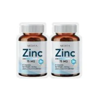 MEDITA ซิงค์ 75 mg บรรจุ 21 แคปซูล 2 ซอง (336765-743405010)