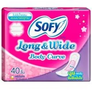 โซฟีแผ่นอนามัยลองแอนด์ไวด์ไม่มีน้ำหอม 40ชิ้น Sofy Pantyliner Long and Wide Unscemted 40pcs. (8851111251032)