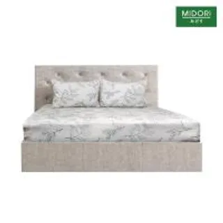 มิโดริ ผ้าปูไมโครกันน้ำใบไม้เบจ 3 ชิ้น 6 ฟุต MIDORI (75592244)