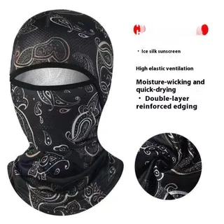 OCSHEAN  Masker Full Face ไอซ์ซิตี้สำหรับใส่ในฤดูร้อนป้องกันรังสียูวีและระบายอากาศได้ดี