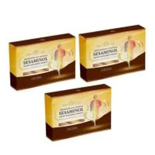 SESAMINOL ผลิตภัณฑ์เสริมอาหาร เซซามินอล 30 ซอง/กล่อง (แพ็ก3กล่อง) (339347-718678010)