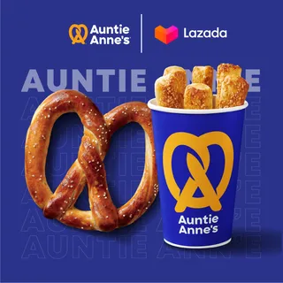 [E-Voucher] Auntie Annes - Savory Pretzel + Almond Stix l อานตี้ แอนส์ - เพรทเซลรสเค็ม + อัลมอนด์ สติ๊กซ์