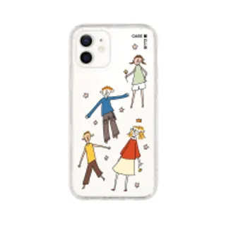 iPhone 12/12 Pro Clear Case Family Pattern (88528791034898852879475203)