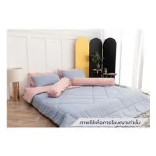 ชุดผ้าปูที่นอน 5 ฟุต (ชุด 6 ชิ้น) SANTA BEDDING สี PINK/LIGHT BLUE (1292712)