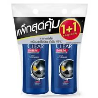 เคลียร์แชมพูเมนแอนตี้แดนดรัฟดีฟคลีนส์ 350มล. 1แถม1 Clear Men Anti Dandruff Deep Cleanse Shampoo 350ml. 1Free1 (8851932422949)