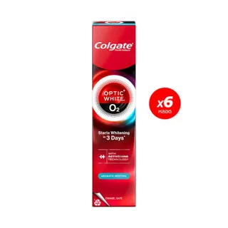 [มี 2 แพ็กให้เลือก] ยาสีฟัน คอลเกต อ๊อพติค ไวท์ โอทู อะโรมาติค 35 กรัม Colgate Toothpaste Optic White O2 Aromatic 35g