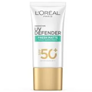 ลอรีอัลปารีสกันแดดผิวหน้าดีเฟนเดอร์แมทท์แอนด์เฟรชSPF50 50มล. Loreal Paris Matte and Fresh UV Defender Facial SunscreenSPF50 50ml. (8994993014705)