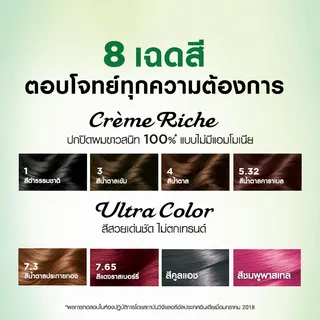 การ์นิเย่ คัลเลอร์ แนทเชอรัลส์ Garnier Color Naturals 6 pcs (สีผมยาย้อมผมGarnier Hair Color)