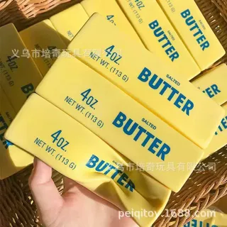 ของเล่นบีบคลายเครียดนุ่มนิ่ม รูปทรงแท่งเนยจำลอง คืนตัวช้า ชุ่มชื้นเป็นพิเศษ