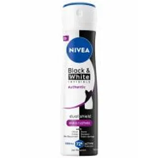 นีเวียสเปรย์แบล็คแอนด์ไวท์อินวิซิเบิ้ลออเทนติก 150มล. Nivea Spray Black & White Invisible Authentic 150ml. (8850029045191)