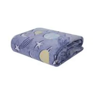 ผ้าห่มเรืองแสง SNAZZ SPACE 50x60 นิ้ว สี PURPLE (1295779)