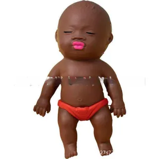Natasa ตุ๊กตาเลื่อมแววที่มีสีสัน Boneka สีดำของเล่นสำหรับบีบน้ำตาลมอลต์เด้งช้าของเล่นสร้างสรรค์