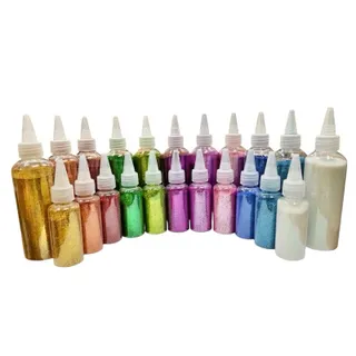 ผงกากเพชร 30/100 กรัม ผงกลิสเตอร์ งานฝีมือ ตกแต่ง DIY ตกแต่งกระทง กากเพชร