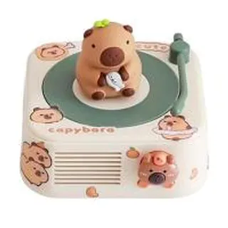 CAPYBARA HUNGRY ลำโพงบลูทูธ เสียงรอบทิศทาง 360 องศา ขนาด 11.4x11x6.25 ซม. (4095309)