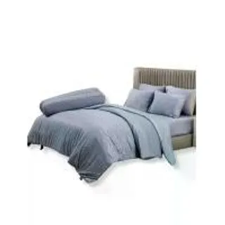 JESSICA BEDDING ชุดผ้าปูที่นอน 5 ฟุต 5 ชิ้น (ควีนไซซ์) รุ่น JACQUARD SILKSHINE 500 เส้นด้าย QS755 (MKP1985518)