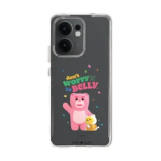Oppo Reno 13F Clear Case Bellygom Go-cat Don't Worry be Belly (88528796061028852879470338)