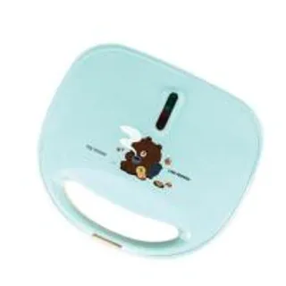 My home เครื่องทำแซนวิส LINE FRIENDS 2ช่อง รุ่น SW244 เขียวเหลือง (332678-740956010)