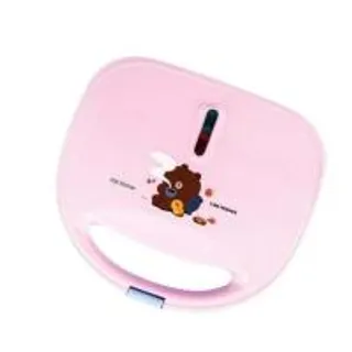 My home เครื่องทำแซนวิส LINE FRIENDS 2ช่อง รุ่น SW244 ชมพูฟ้า (332670-740955010)