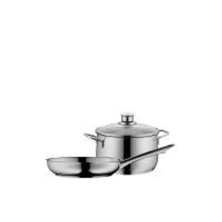 WMF ชุดเซ็ตหม้อพร้อมฝาปิดและกระทะ สเตนเลส 2 ชิ้น Diadem Plus E7116001877 สีเงิน (CDS15785404)