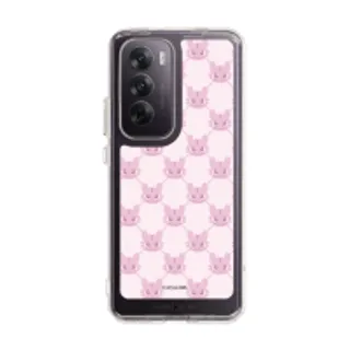 Oppo Reno 12 Clear Case HTTYD Toothless Pink Pattern (88528795107068852879000023)