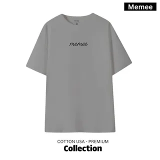 MEMEE เสื้อยืดผ้า COTTON ผ้าหนานุ่ม (V.2 ทรงตรง)