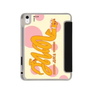 iPad Gen 10th/11th 2025 Clear Black Happy Hotdoggo (88528794088748852879100327)