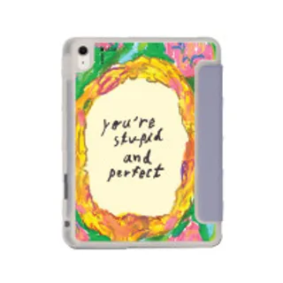 iPad Air4/5/6/7 11" 2025 (M2/M3) Clear Purple Mirror Quote by Juli Baker (88528798923078852879005011)