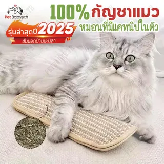 PETBABYS กัญชาแมวแท้ 100% หมอนที่มีแคทนิปในตัว Catnip ที่ลับเล็บแมว ทนต่อการสึกหรอ ดึงดูดแมวได้ยาวนาน ของเล่นสัตว์เลี้ยง
