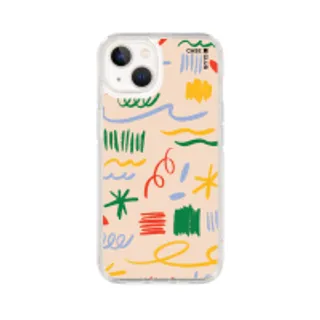 iPhone 13 Clear Case Warm Shade Brush (88528791047838852879813166)