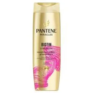 แพนทีนมิราเคิลแชมพูไบโอตินสเตร็งซิลิโคนฟรี 300มล. Pantene Miracles Biotin Strength Silicone Free Shampoo 300ml. (4987176378842)
