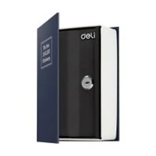 กล่องนิรภัยทรงหนังสือ DELI ET640-BL-01 สีน้ำเงิน (1316904)