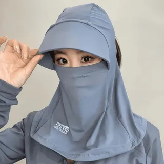 PaulWeekend การป้องกัน UV ในช่วงฤดูร้อนผ้าคลุมหน้าหมวกสำหรับกิจกรรมกลางแจ้ง