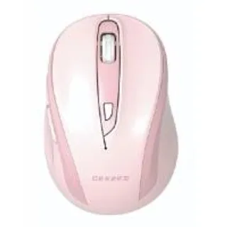 GEEZER เมาส์ไร้สาย 6 ปุ่ม รุ่น M612 สีชมพู Soft Click ระยะการทำงาน 10 เมตร ขนาด 70x100x35 มม ใช้ถ่าน AA 1 ก้อน (4095314)