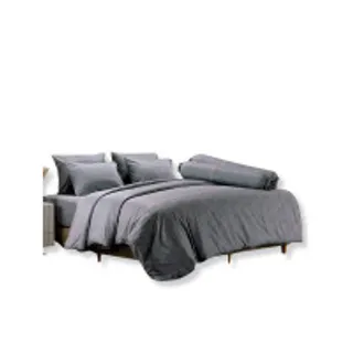 JESSICA BEDDING ชุดผ้าปูที่นอน 6 ฟุต 6 ชิ้น (คิงไซซ์) 100% Cotton Silk Shine C1068 สีเทา (MKP1907561)