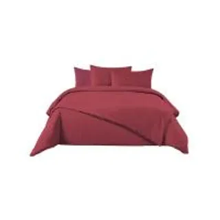 STUDIO ONE ชุดผ้าปูที่นอน พร้อมผ้านวม คิงไซส์ ขนาด 6 ฟุต 6 ชิ้น รุ่น Lannah Solid สี Slate Rose (MKP1806063)
