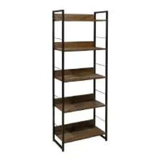 FURRADEC ชั้นวาง 5 ชั้น รุ่น Tower สีเนเชอรัลทีค ขนาด 60x30x159 ซม. (A020168)