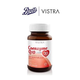VISTRA วิสทร้า โคเอนไซม์ คิวเท็น 30 มก.ขนาด 20 แคปซูล