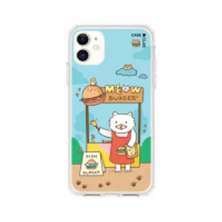 iPhone 11 Clear Case Persian Cat Meow Burger (88528790006278852879360110)