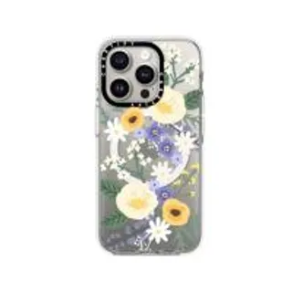 เคส Casetify iPhone 15 Pro with Magsafe Impact Clear VeronicaVioletFloralMix (715575025982)