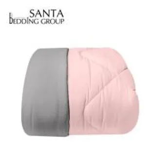 ผ้านวม SANTA BEDDING 100x90 นิ้ว สี GREY/PINK (1302072)