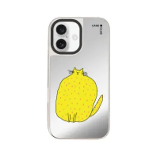 iPhone 16 Mirror Case MagSafe Lemon Cat (88528799927178852879456332)