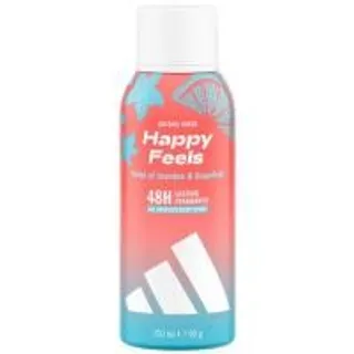 อาดิดาสบอดี้สเปรย์ไวบส์แฮปปี้ฟีลส์ดิโอ 150มล. Adidas Vibes Happy Feels Deo Body Spray 150ml. (3616305924537)