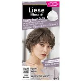 ลิเซ่โบลว์เน่ครีมมี่โฟมคัลเลอร์แนเชอรัลแอชบราวน์ Liese Blaune Creamy Foam Color Natural Ash Brown (4901301350046)