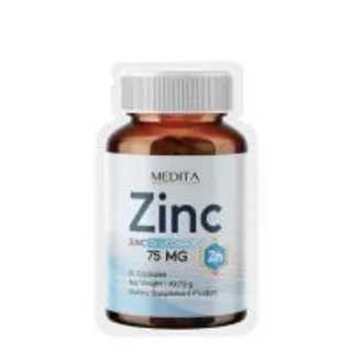 MEDITA ซิงค์ กลูโคเนต 75 mg บรรจุ 21 แคปซูล (339496-615829010)