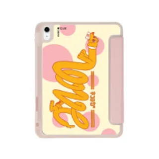 iPad Gen 10th/11th 2025 Clear Pink Happy Hotdoggo (88528796660148852879100327)