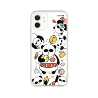 iPhone 12/12 Pro Clear Case Panda on The Beach (88528791034898852879523324)