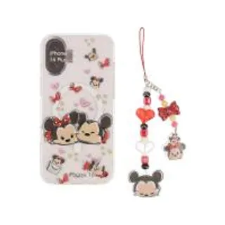 Blue Box x Mickey & Friend เคส iPhone 16 Plus Tsum Tsum Mickey&Minnie in love with Magnetic (8858879640450)